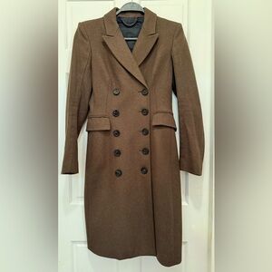 Burberry Brown Double-Breasted Trench Coat size 42 US 8